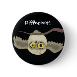 Different! Upsidown Owl Button