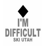 Difficult Ski Utah T Shirts