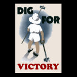Dig For Victory Vintage Poster posters