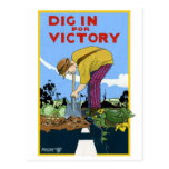 Dig In For Victory Post Card