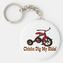 Dig My Ride Keychains