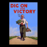 Dig on for Victory Vintage Poster posters