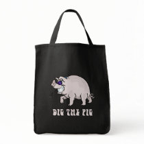 Dig the Pig Canvas Bags