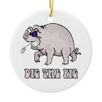 Dig the Pig Ornaments