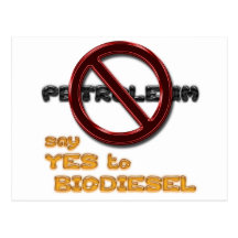 Diga NO al PETRÓLEO, diga SÍ a la postal del BIODI