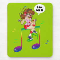 "DIGG IT GURL" Mousepad