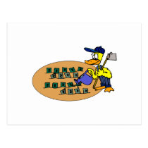 Digger Duck postcards