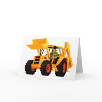 Digger Greeting Card