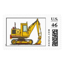 Digger Shovel Construction Stamps by art1st Digger Shovel Construction Stamps