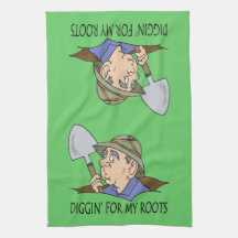 Diggin' For My Roots Kitchen Towels