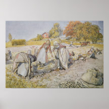 Digging Potatoes, 1905 Print