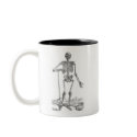 Digging Skeleton Illustration mugs by VintageHolidays Digging Skeleton Illustration mugs