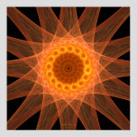 'DigiFlowers: Golden Jewels' Canvas UV Art Print