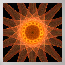 'DigiFlowers: Golden Jewels' Canvas UV Art Print