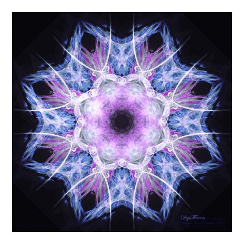 'DigiFlowers' Canvas UV-resistant Art print 