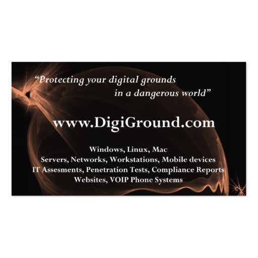 Digiground_BusinessCard Business Card Templates (back side)