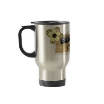 DigiShopTalk Torn Paper Travel Mug by DigiShopTalk DigiShopTalk Torn Paper Travel Mug