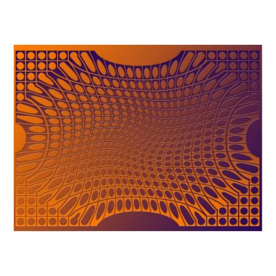 Digital Abstract Op-art  Trampoline rhapsody Poster by artprints