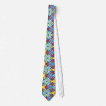 Digital Abstract pattern necktie