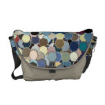 Digital Art Abstract - Geometic Octagons Commuter Bags