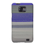 Digital Art Blue and Grey Stripe  Samsung Galaxy Samsung Galaxy S Case