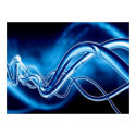 Digital Art - Blue Sine Waves posters