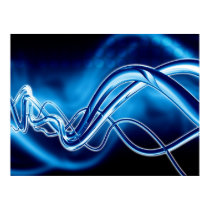 Digital Art - Blue Sine Waves posters