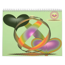 Digital Art Wall Calendar
