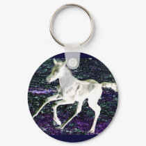 Digital Art Foal Keychain