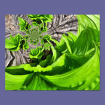 Digital Art Forest Plant posters
