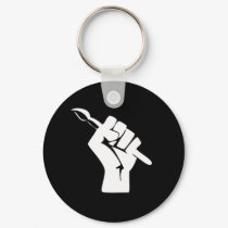 Digital Art Front Keychain
