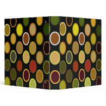 Digital Art Gliftex Abstract Awesome Retro Ovals Binders