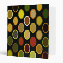 Digital Art Gliftex Abstract Awesome Retro Ovals Binders