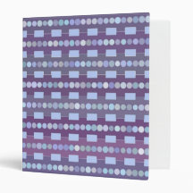 Digital Art Gliftex Abstract Stripes and Dots 3 Ring Binders