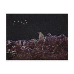 Digital Art Photography Heron under the stars Post Cards