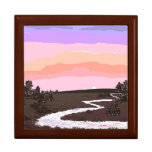 Digital Art Sunset gift boxes