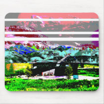 Digital Art Winter Scene Mousepad by devinmoore Digital Art Winter Scene Mousepad