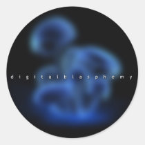 digital, blasphemy, digital blasphemy, digitalblasphemy, mushrooms, Sticker with custom graphic design