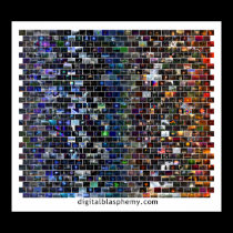 Digital Blasphemy Spectrum Mosaic posters