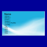 DIGITAL BLUE SKY WHITE CLOUDS SWIRLS RANDOM business cards