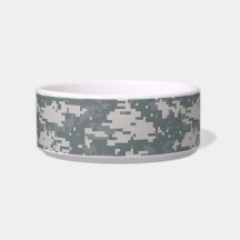 Digital Camouflage Pet Bowl Cat Bowls