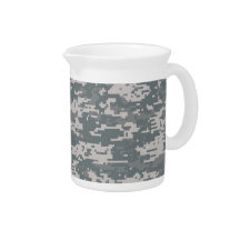 Digital Camouflage Pitcher