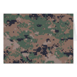 Digital Camouflage Woodland cards