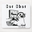 DIGITAL CAT CHAT mousepads