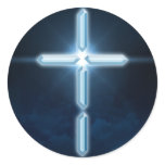 Digital Christian - Digital Cross Sticker Decal