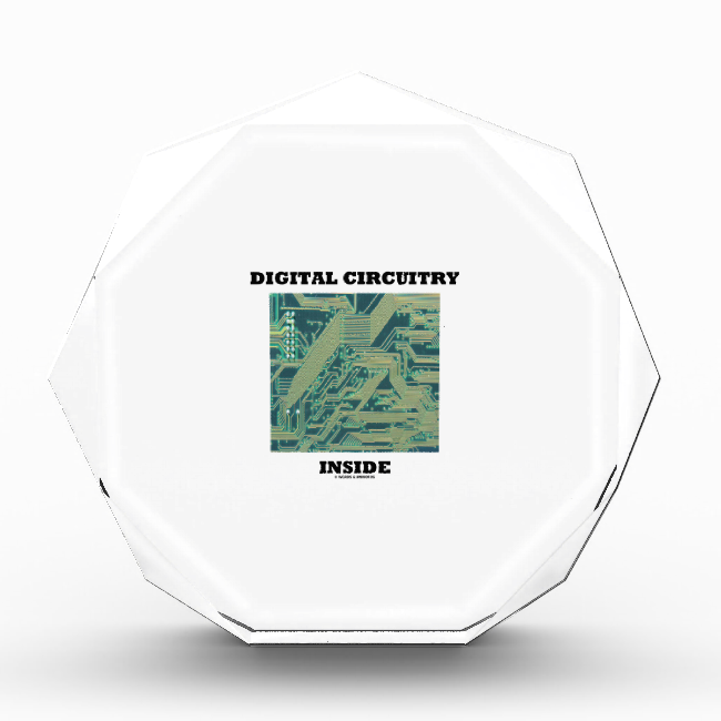 Digital Circuitry Inside (Circuit Board) Acrylic Award