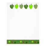 Digital Collage Apples Custom Letterhead