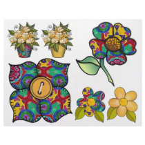 Digital Collage Sheets Personalized Letterhead