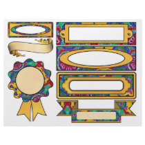 Digital Collage Sheets Customized Letterhead