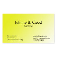 Digital color,green and yellow business card template